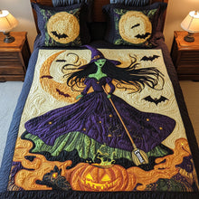 Load image into Gallery viewer, Enchanting Witch Quilt Bedding Set - Personalized Gifts For Witch Lovers Blanket PopCulturePrints
