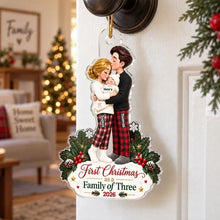 Load image into Gallery viewer, Personalized Acrylic Christmas Ornament for New Parents Gift
