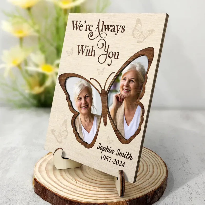 Personalized Memorial Photo Frame for Loved Ones - Sentimental Keepsake Plaque MagicInPrints