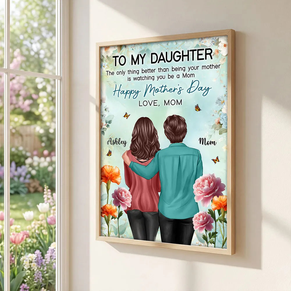 Personalized Mother's Day Canvas for Daughter - Sentimental Gift from Mom Poster or Canvas MagicInPrints