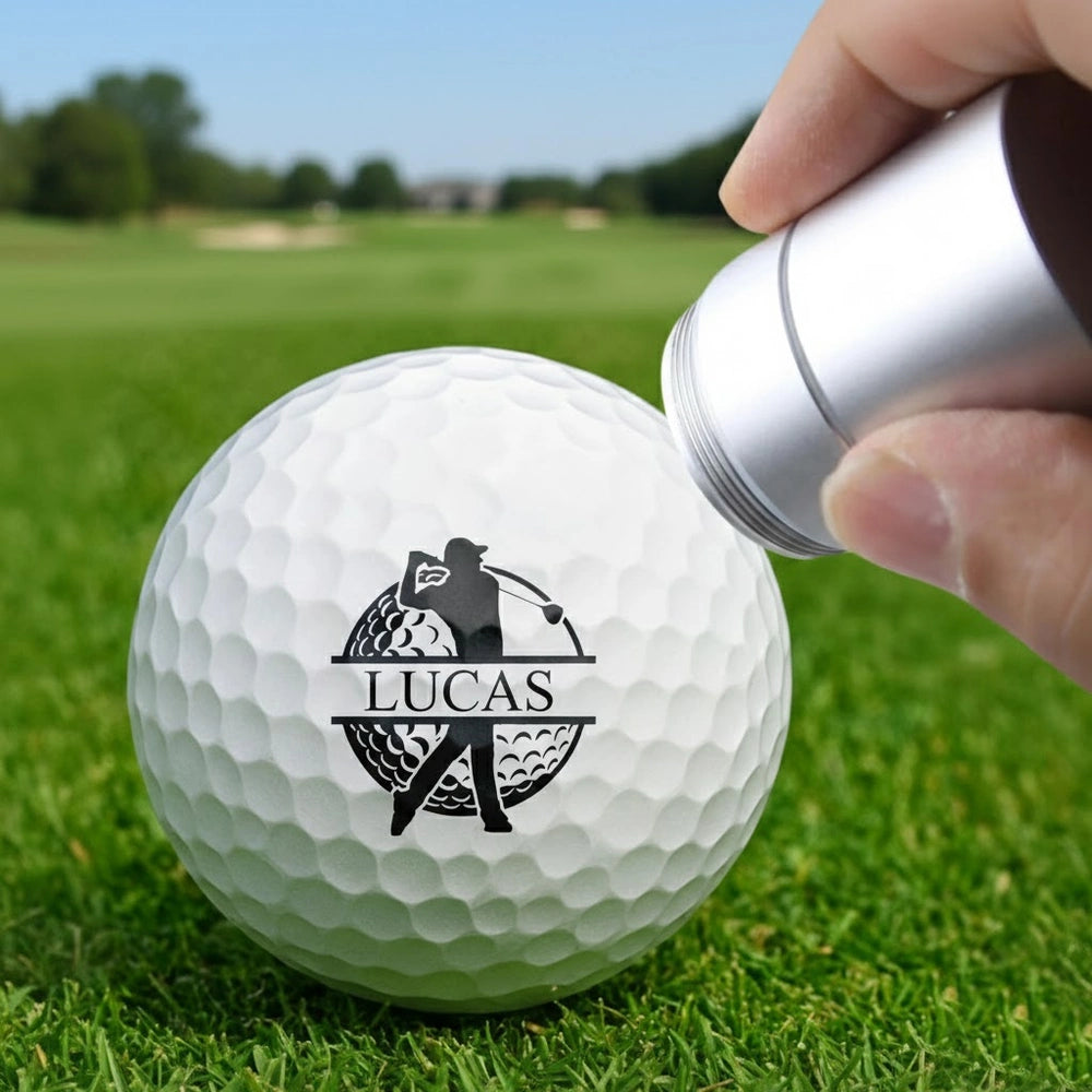 Personalized Golf Ball Stamp for Golfers - Perfect Gift for Golf Enthusiasts Sports MagicInPrints