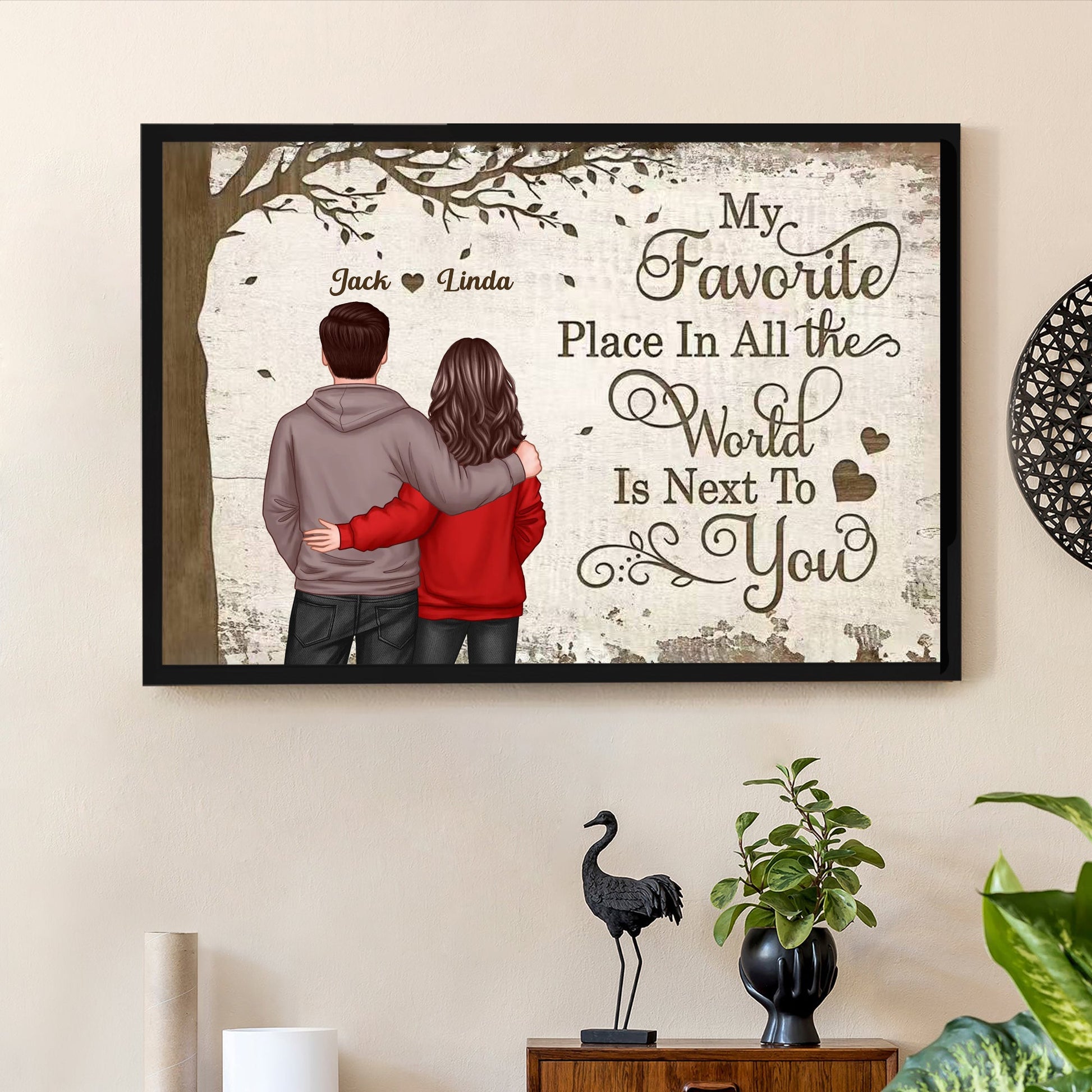 Personalized Music Plaque for Couples - Romantic Gift for Christmas Fridge Magnet MagicInPrints