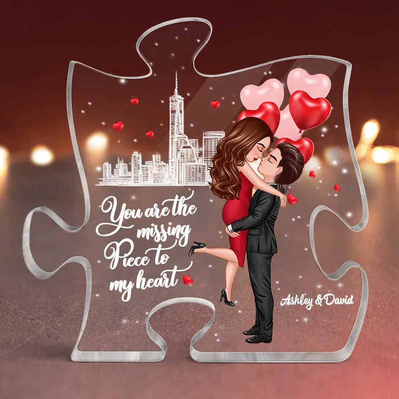 Customized Romantic Puzzle for Couples - Perfect Gift for Anniversaries Plaque MagicInPrints