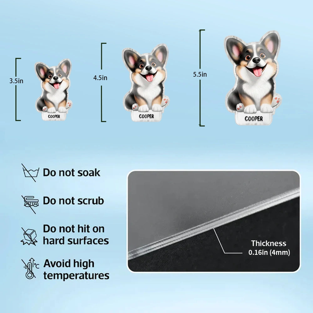 Custom Pet Fridge Magnets for Pet Lovers - Personalized Home Decor Fridge Magnet MagicInPrints
