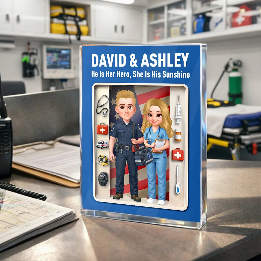 Custom Acrylic Block for Medical Professionals - Celebrating Healthcare Heroes Plaque MagicInPrints