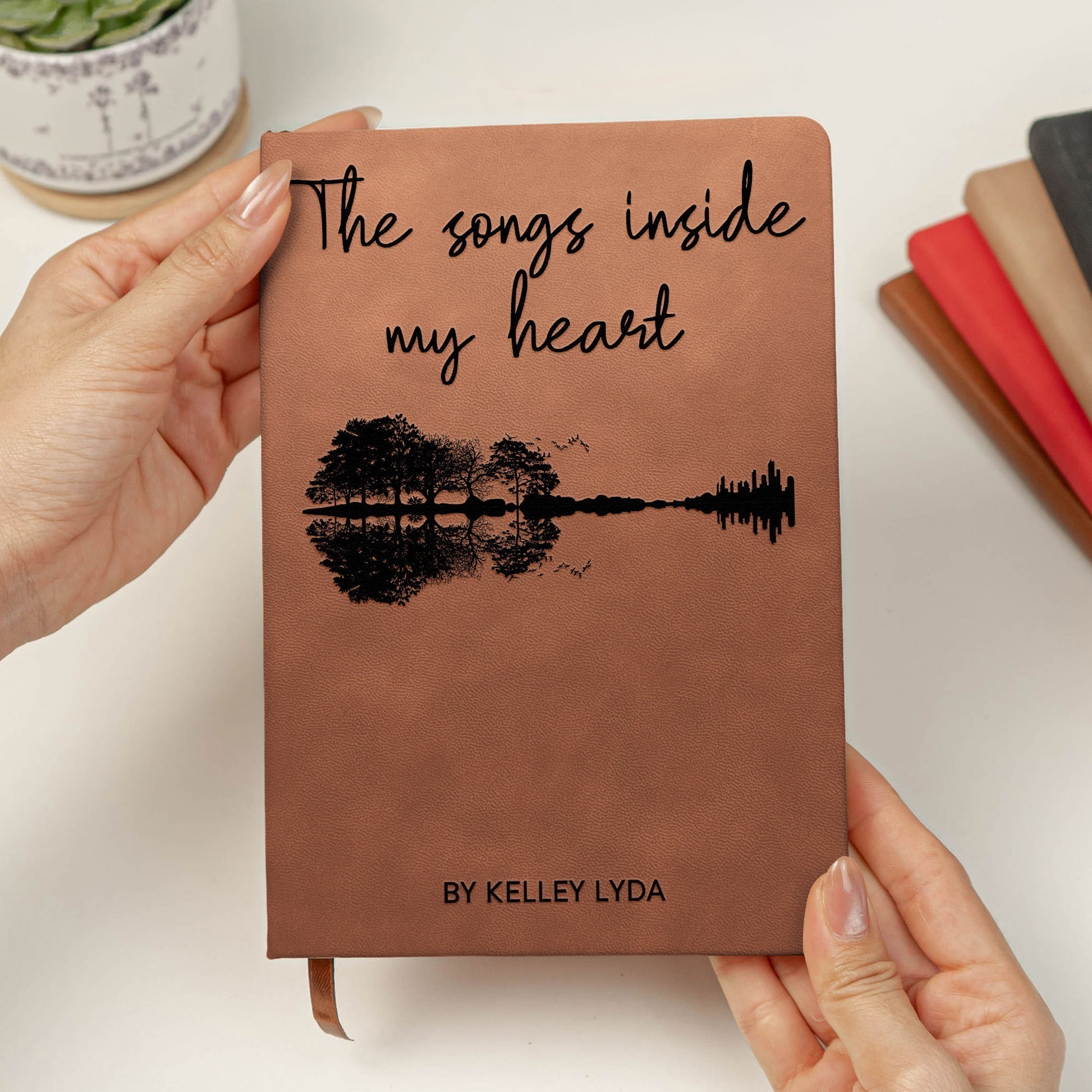 Personalized Lyric Journal for Musicians and Songwriters - Creative Inspiration Stationery MagicInPrints