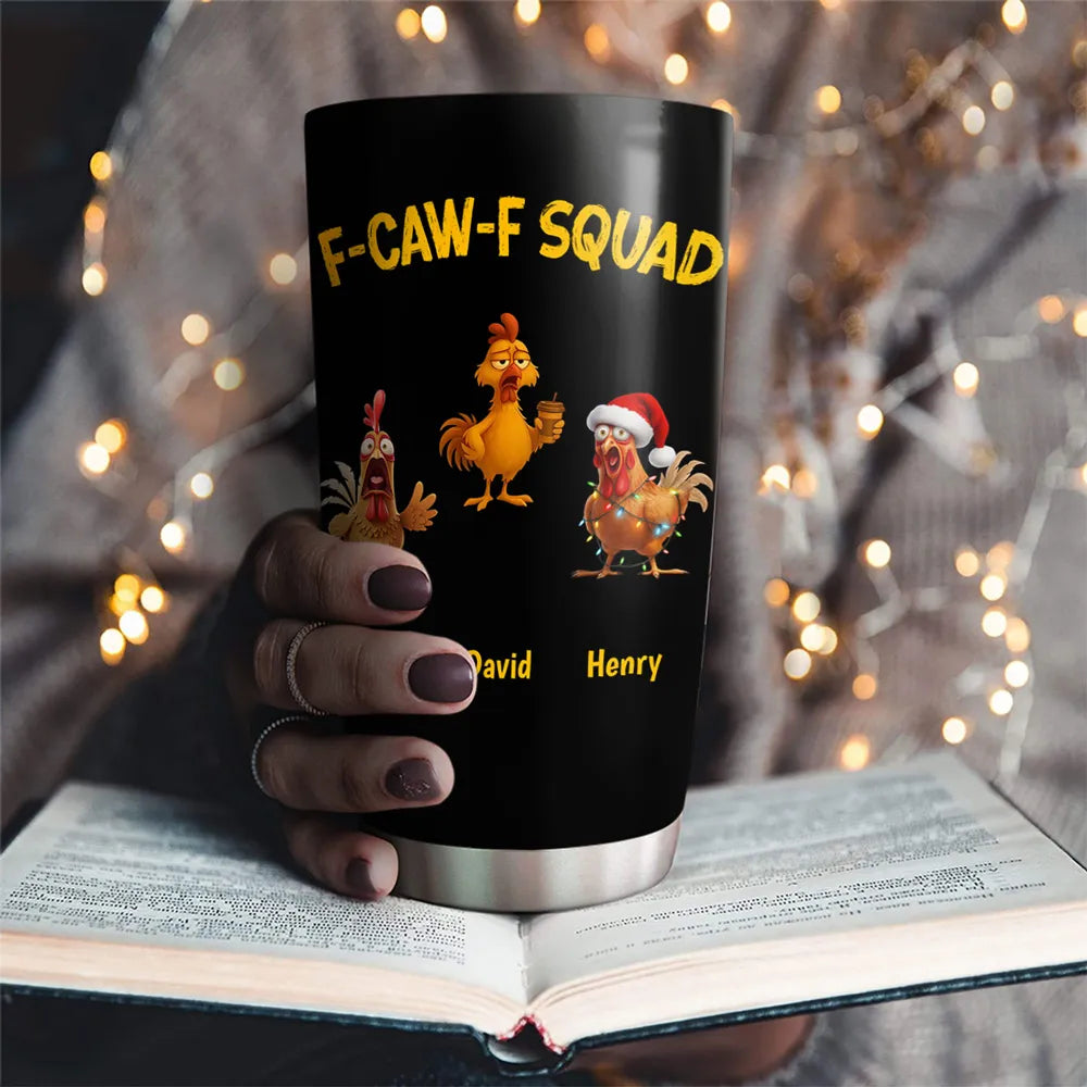 Personalized Funny Chicken Tumbler for Office Humor - Gift for Coworkers Cup MagicInPrints