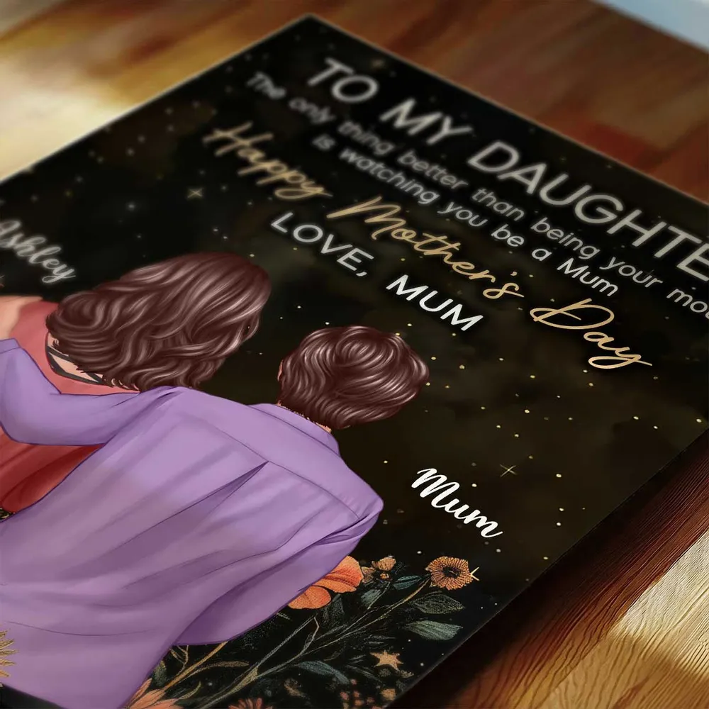 Personalized Mother Daughter Canvas Print - Heartfelt Gift for Mother's Day Poster or Canvas MagicInPrints