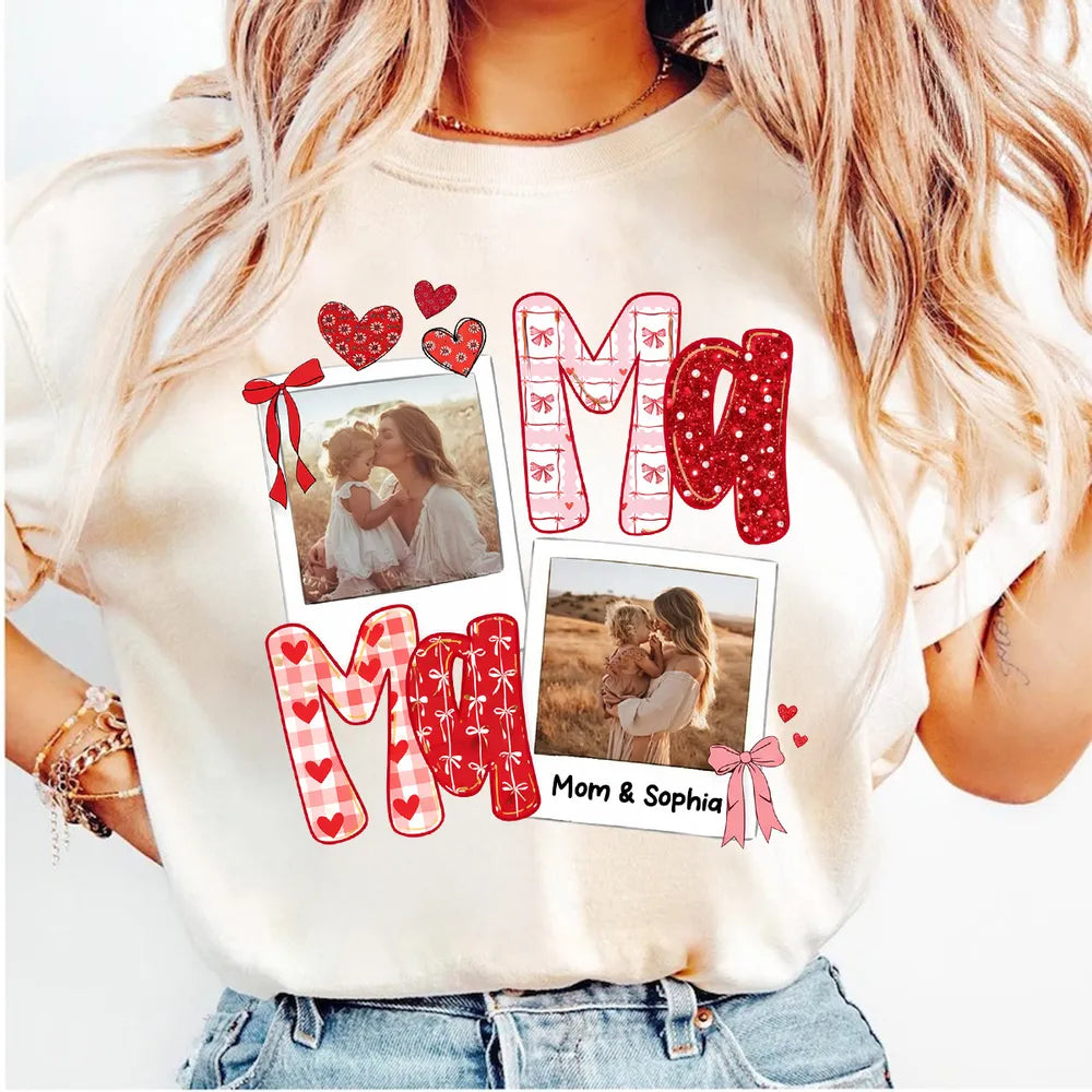 Custom Photo Sweatshirt for Moms - Personalized Mother's Day Gift Cloth MagicInPrints