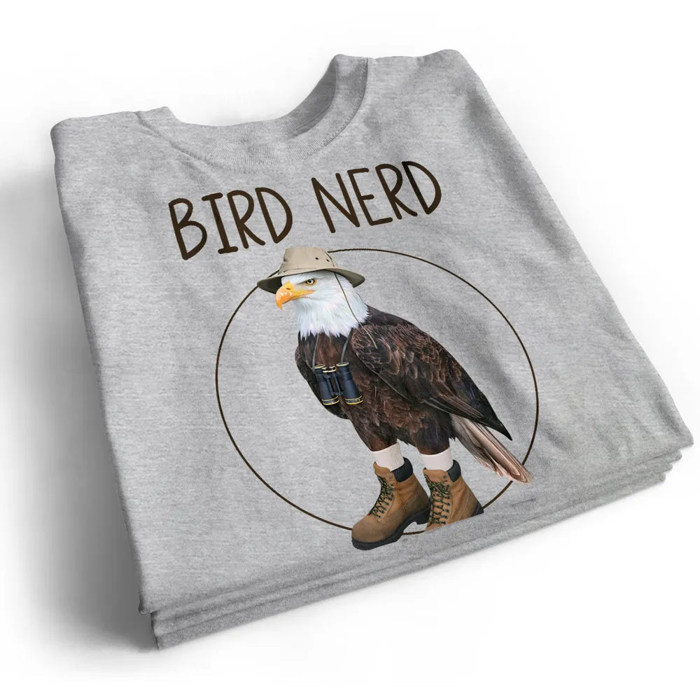 Personalized Bird Nerd T-Shirt for Birdwatchers - Fun Gift Cloth MagicInPrints