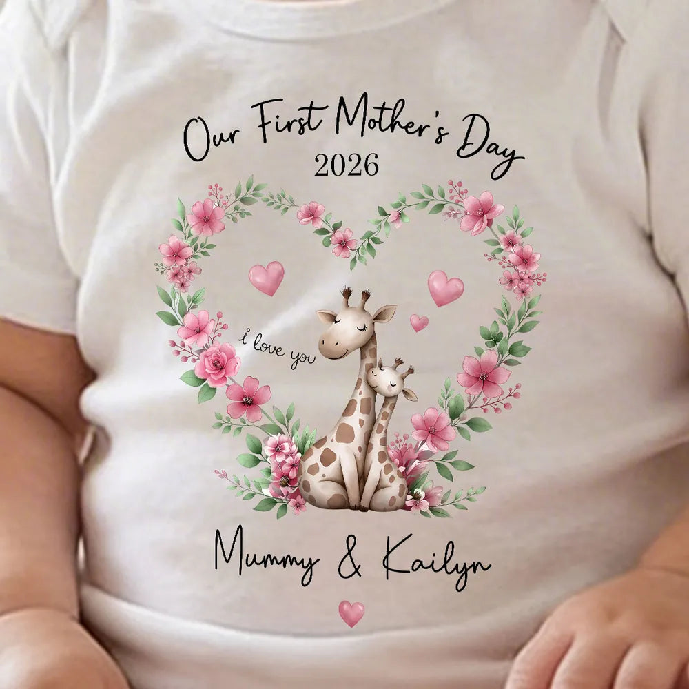 Personalized Baby Onesie for Mother's Day 2026 - Custom Name Gift Cloth MagicInPrints