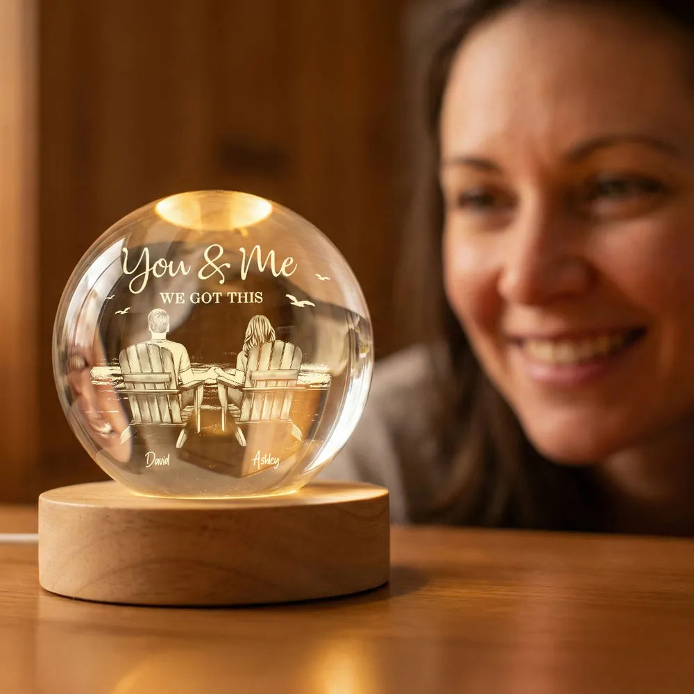 Personalized LED Night Light for Couples - Romantic Gift for Anniversaries Lamp MagicInPrints