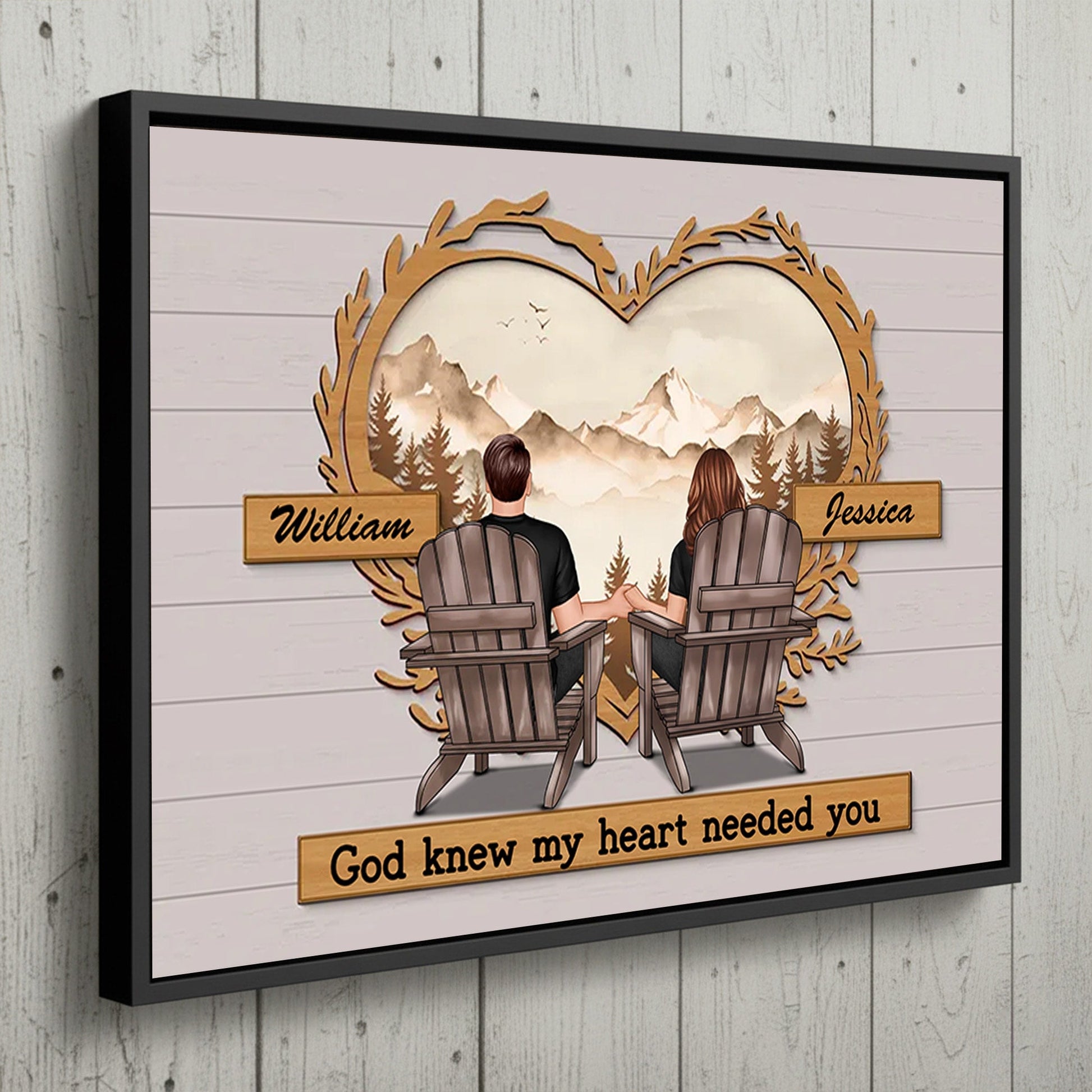 Personalized Couple Wall Art for Home Decor - Romantic Gift Other MagicInPrints