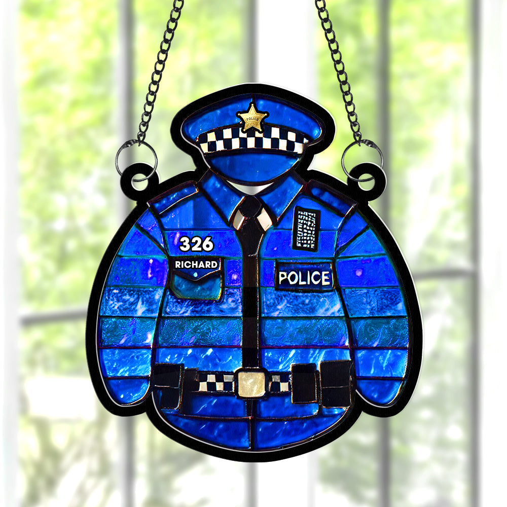 Personalized Jesus Keychain - I Trust In You Suncatcher PopCulturePrints