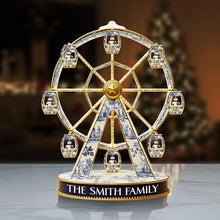 Load image into Gallery viewer, “Family Togetherness in Celebration!” - Personalized Snowman Family Acrylic Plaque - Custom Gift for Christmas, Family and Friends Shaped Plaques MagicInPrints
