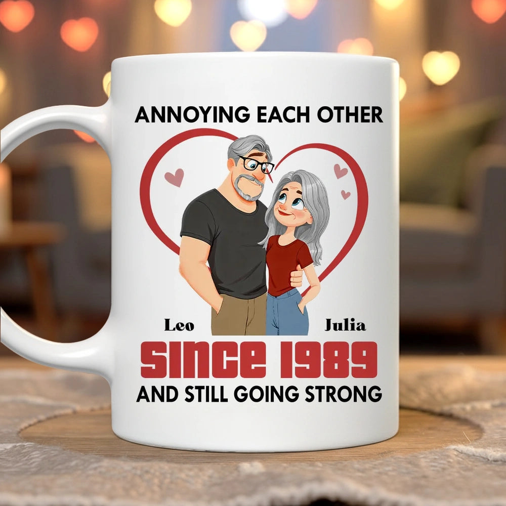 Personalized Couple Mug for Anniversaries - Funny and Sentimental Gift Cup MagicInPrints