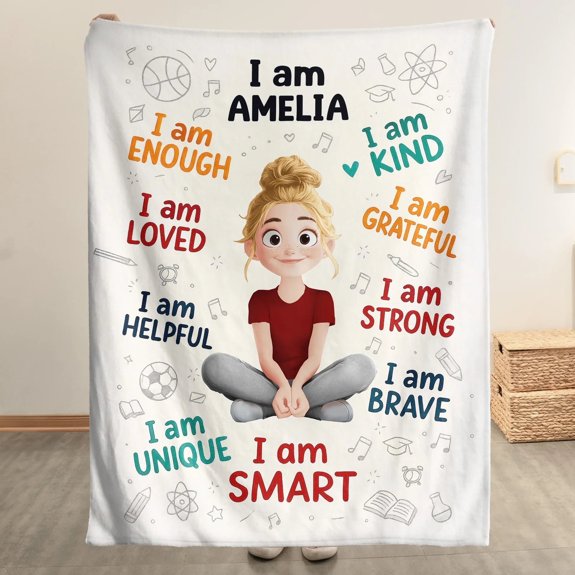 Personalized Inspirational Mug for Kids - Positive Affirmations Gift Cup MagicInPrints