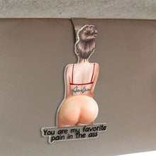 Load image into Gallery viewer, Personalized Car Visor Clip Custom Love Note Gift for Partner

