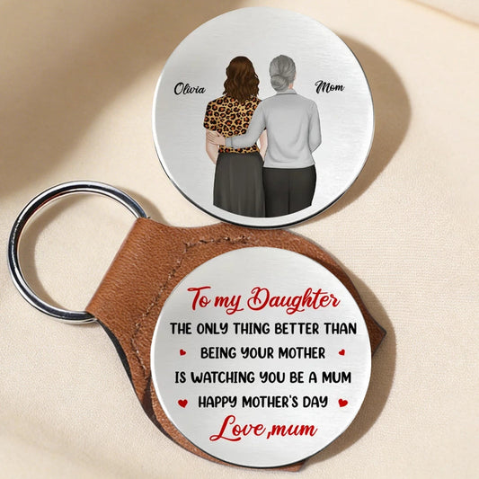 Personalized Mother-Daughter Keychain - Sentimental Gift for Mother's Day Keychain MagicInPrints