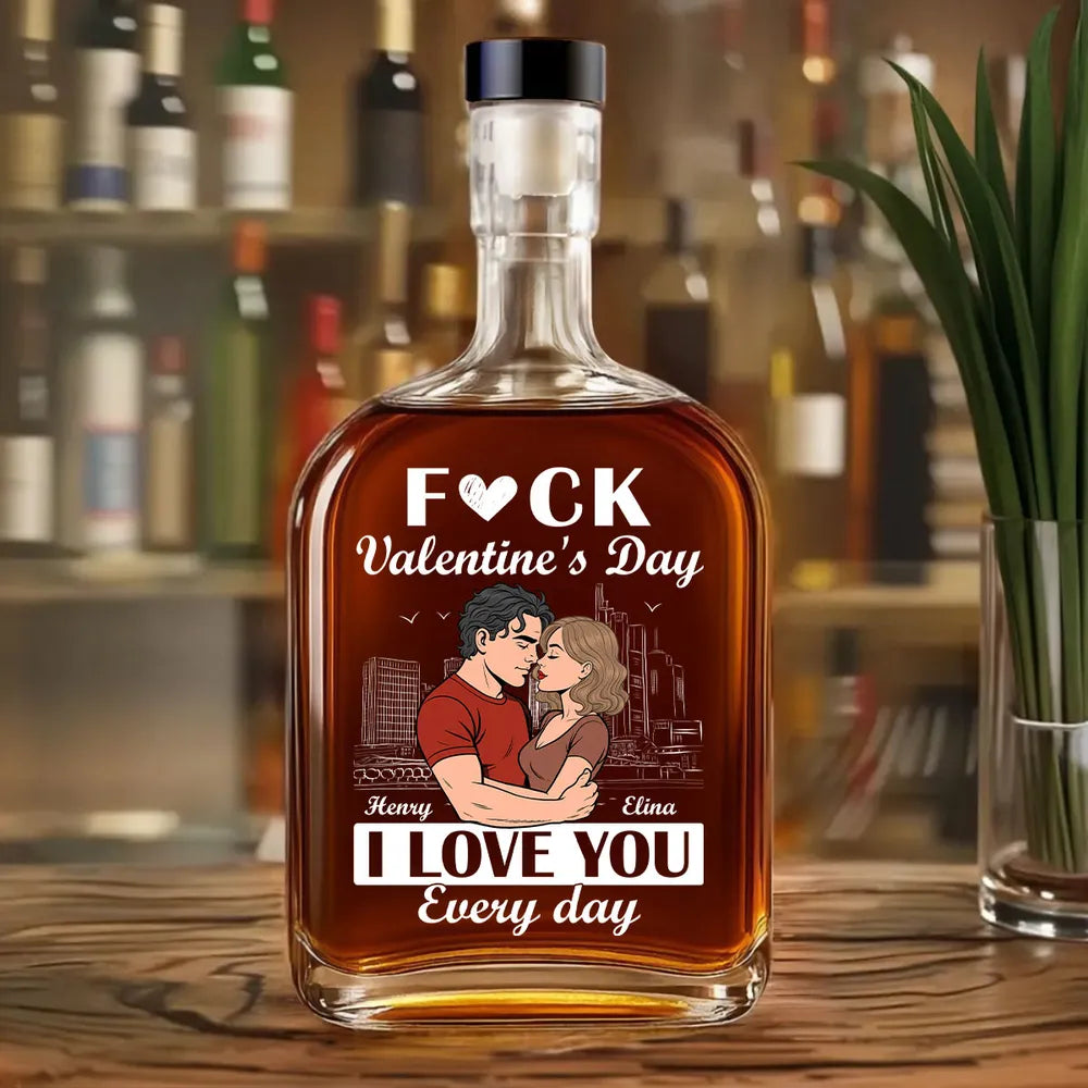 Personalized Whiskey Decanter for Couples - Everyday Love Gift Kitchen Supplies MagicInPrints