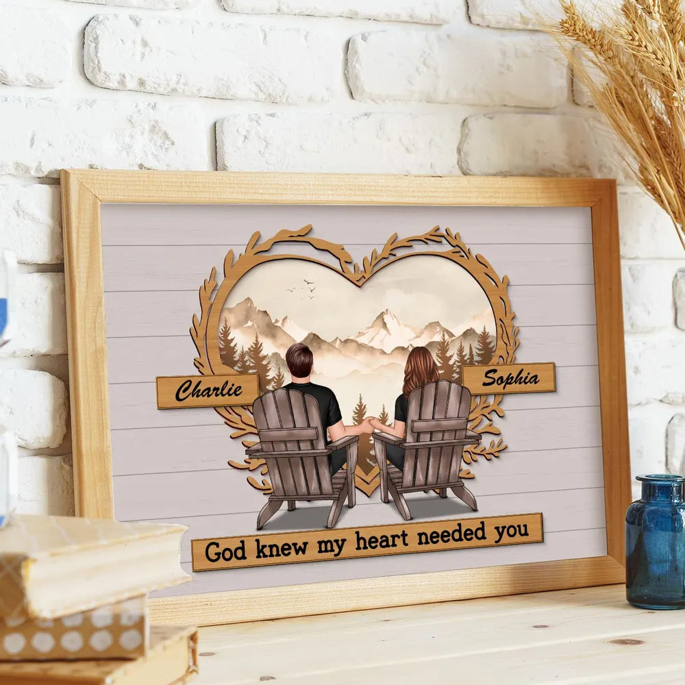 Personalized Couple Wall Art for Home Decor - Romantic Gift Poster or Canvas MagicInPrints