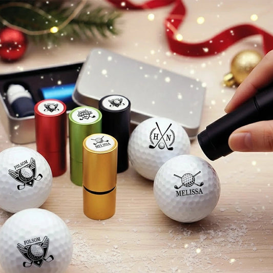 Personalized Golf Ball Stamp Kit for Golfers - Perfect Gift Set Sports MagicInPrints
