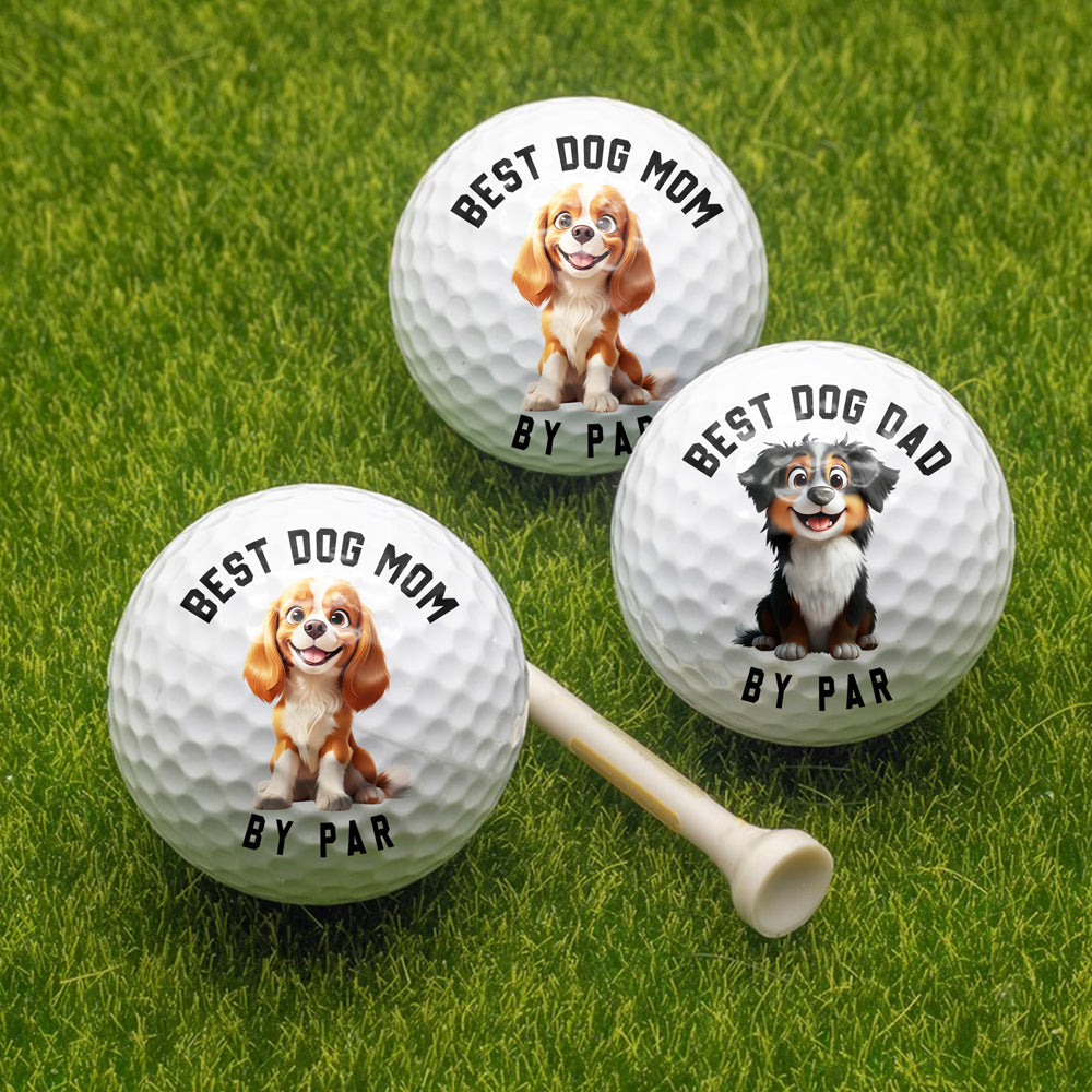 Personalized Golf Ball for Dog Lovers - Best Dog Dad Gift Sports MagicInPrints