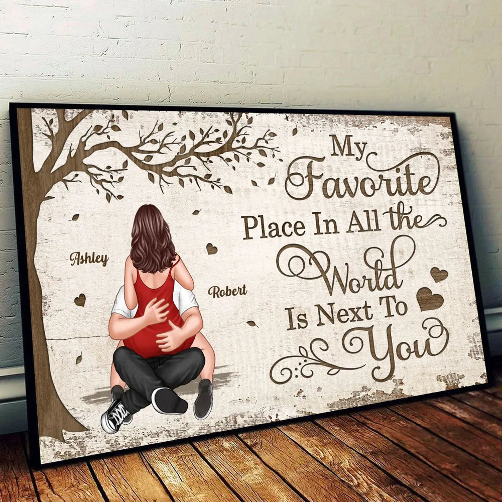 Personalized Couple Canvas Art for Lovers - Sentimental Home Decor Poster or Canvas MagicInPrints