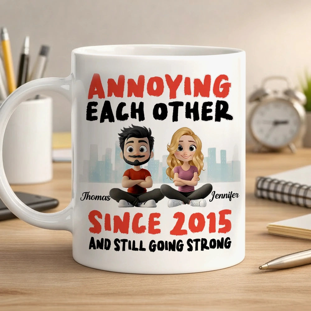 Personalized Couple Mug for Partners - Funny Anniversary Gift Cup MagicInPrints