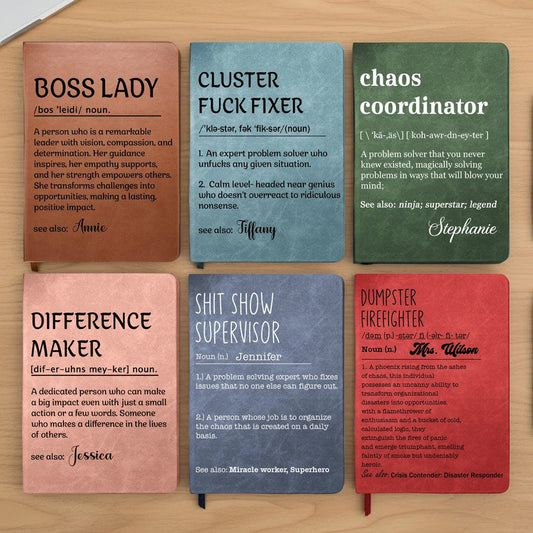 Funny Definition Notebooks for Professionals - Humorous Gift Set Stationery MagicInPrints