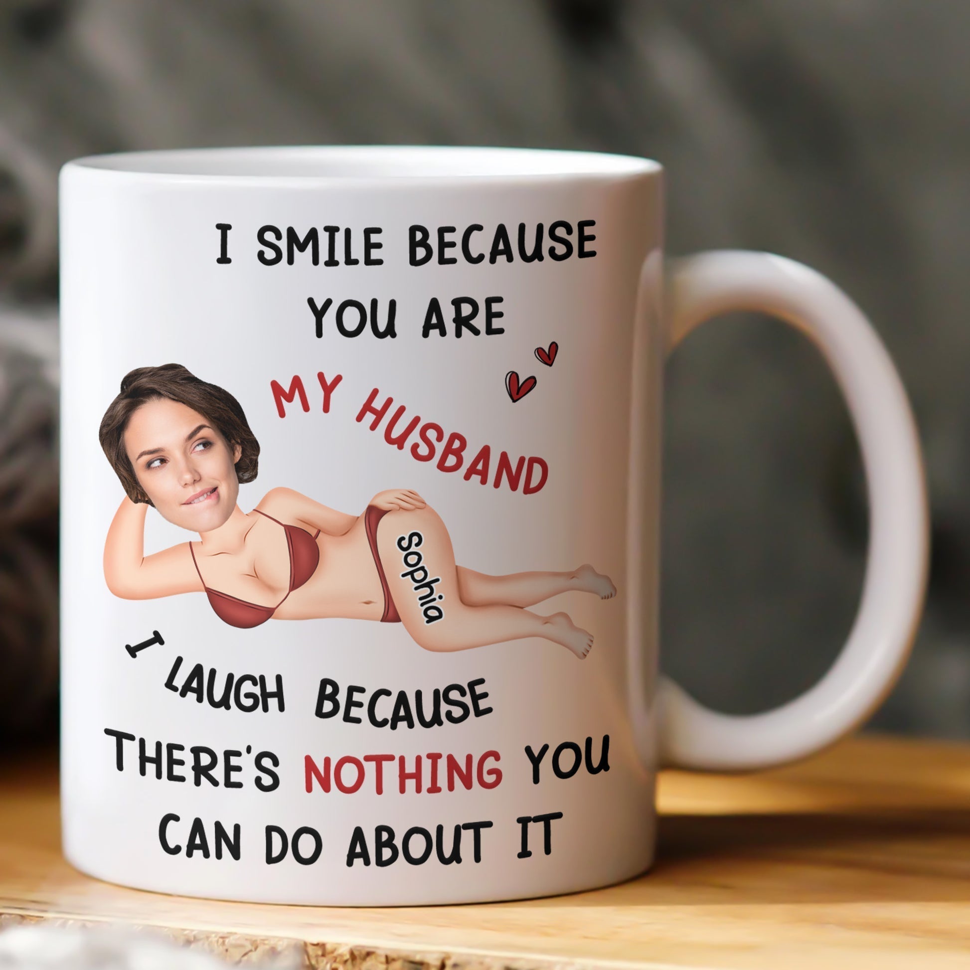 Personalized Funny Husband Mug for Couples - Humorous Gift Cup MagicInPrints