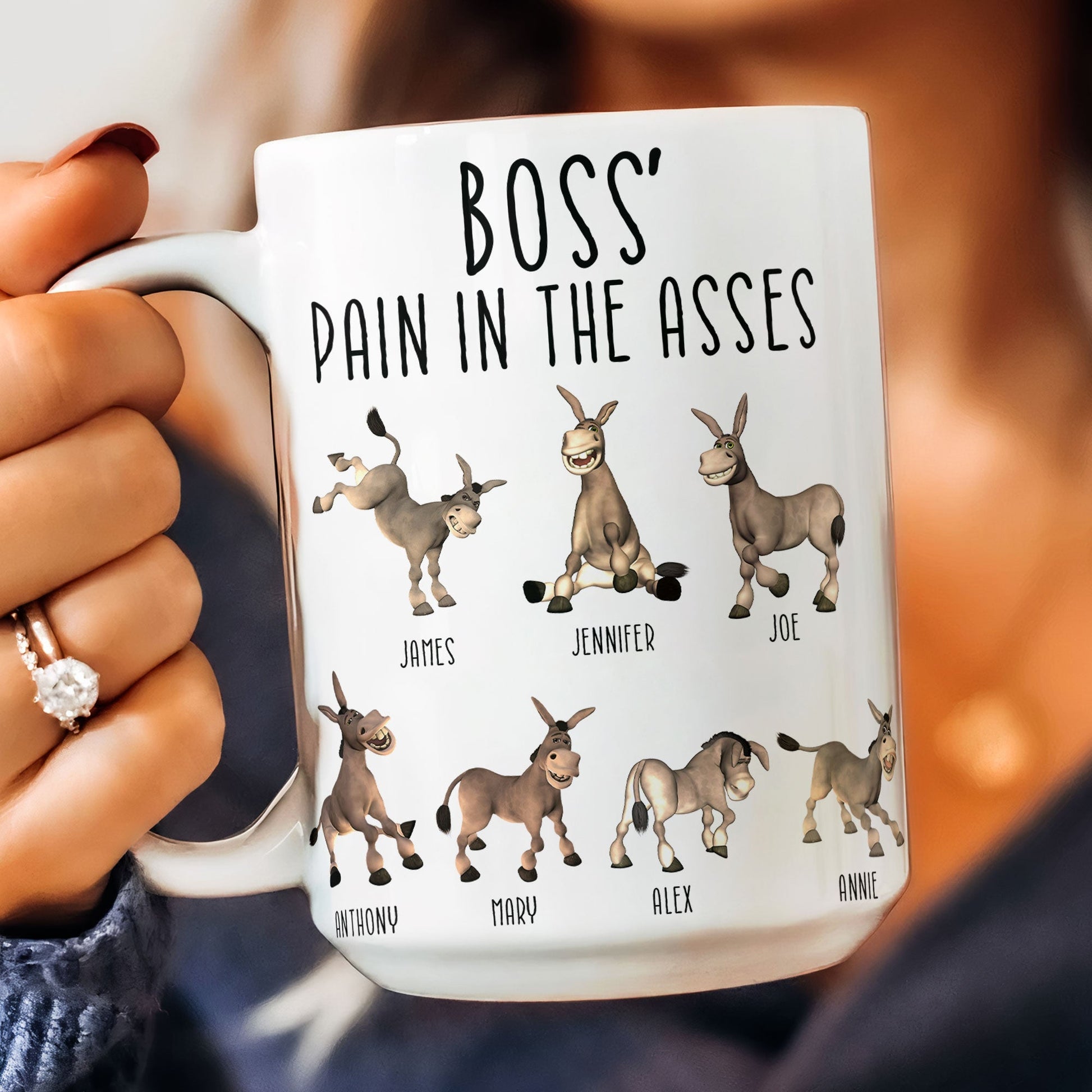 Personalized Boss Coffee Mug Gift for Office Humor - Funny Workplace Present Cup MagicInPrints