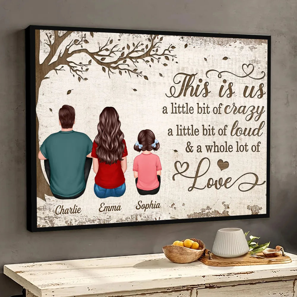 Personalized Family Wall Art for Home - Sentimental Gift Poster or Canvas MagicInPrints