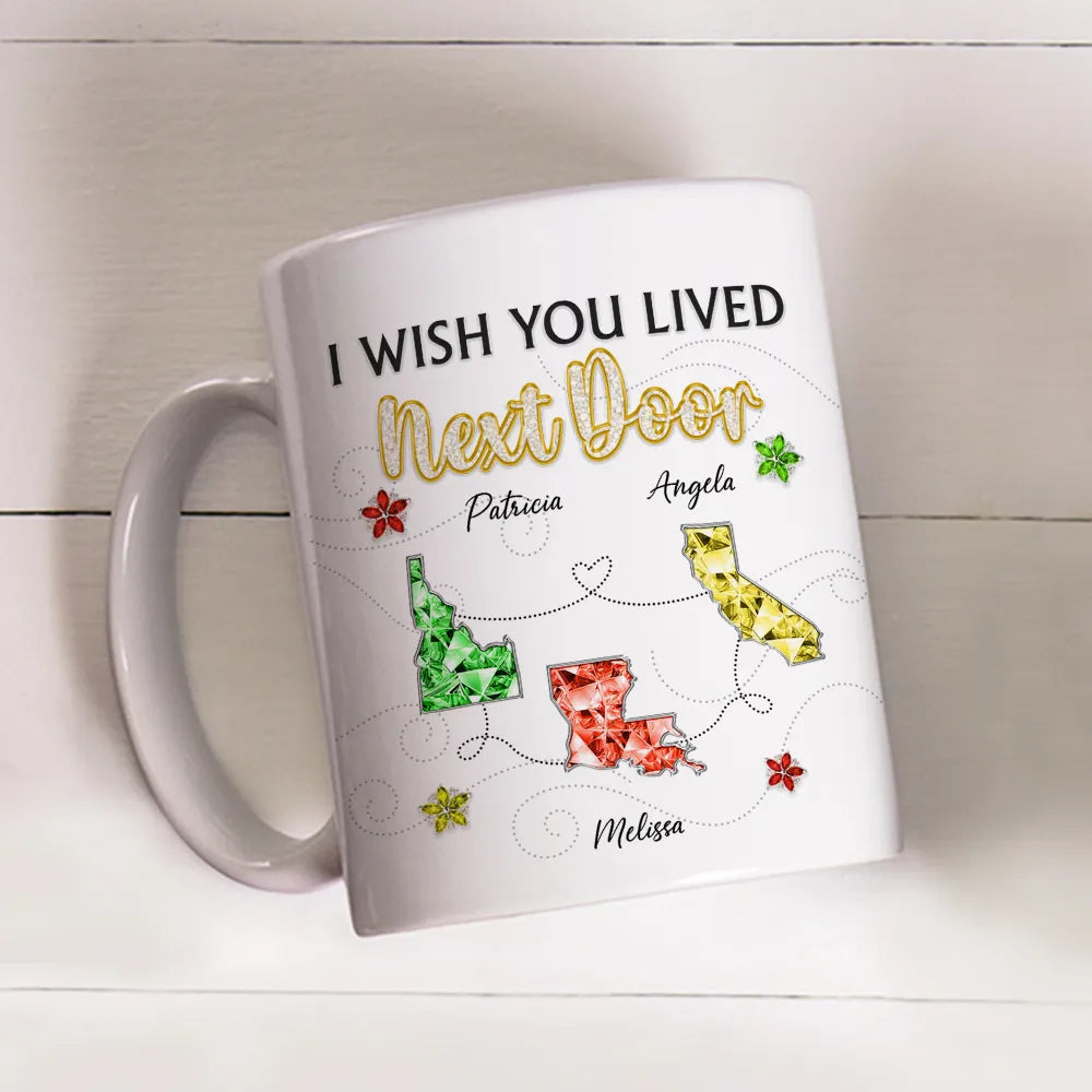 Personalized Long-Distance Friendship Mug for Friends - Thoughtful Gift Cup MagicInPrints