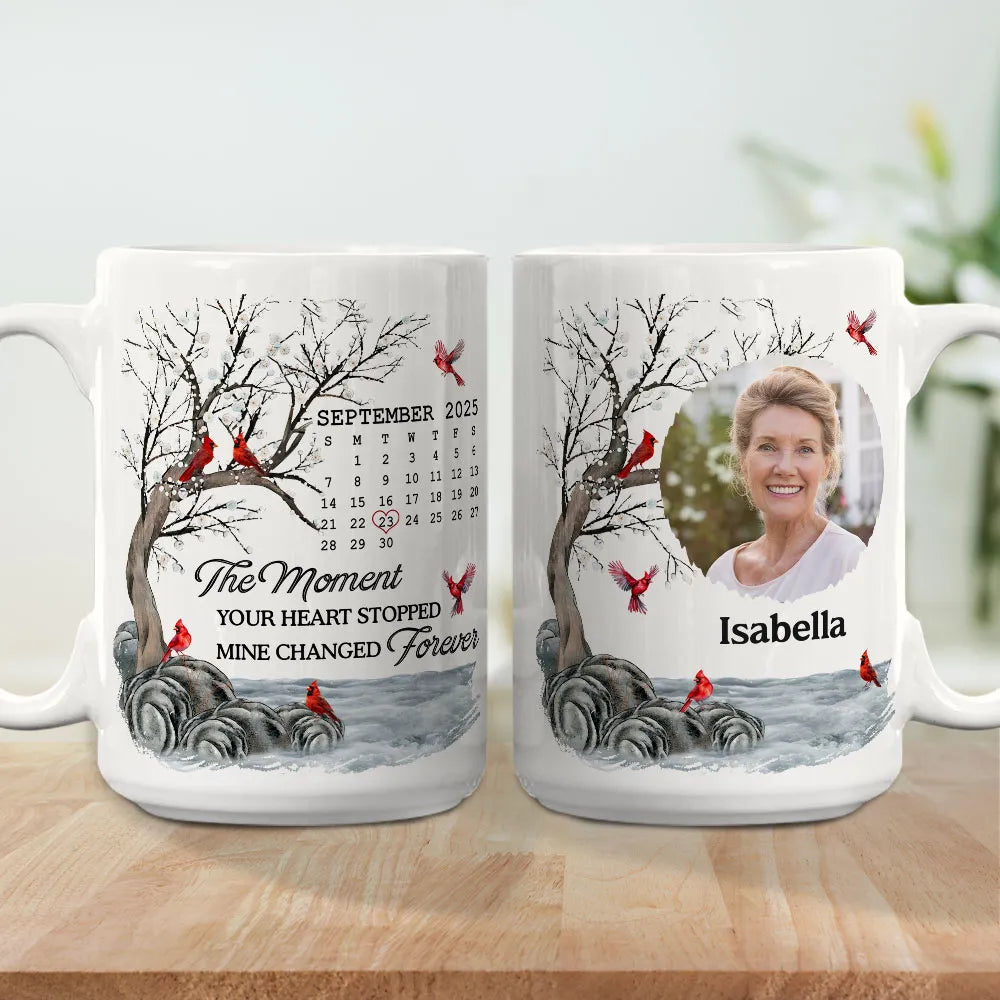 Personalized Memorial Mug for Loved Ones with Photo and Date - Sentimental Gift Cup MagicInPrints