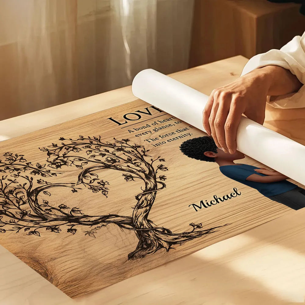 Personalized Couple Wall Art for Lovers - Romantic Home Decor Gift Poster or Canvas MagicInPrints
