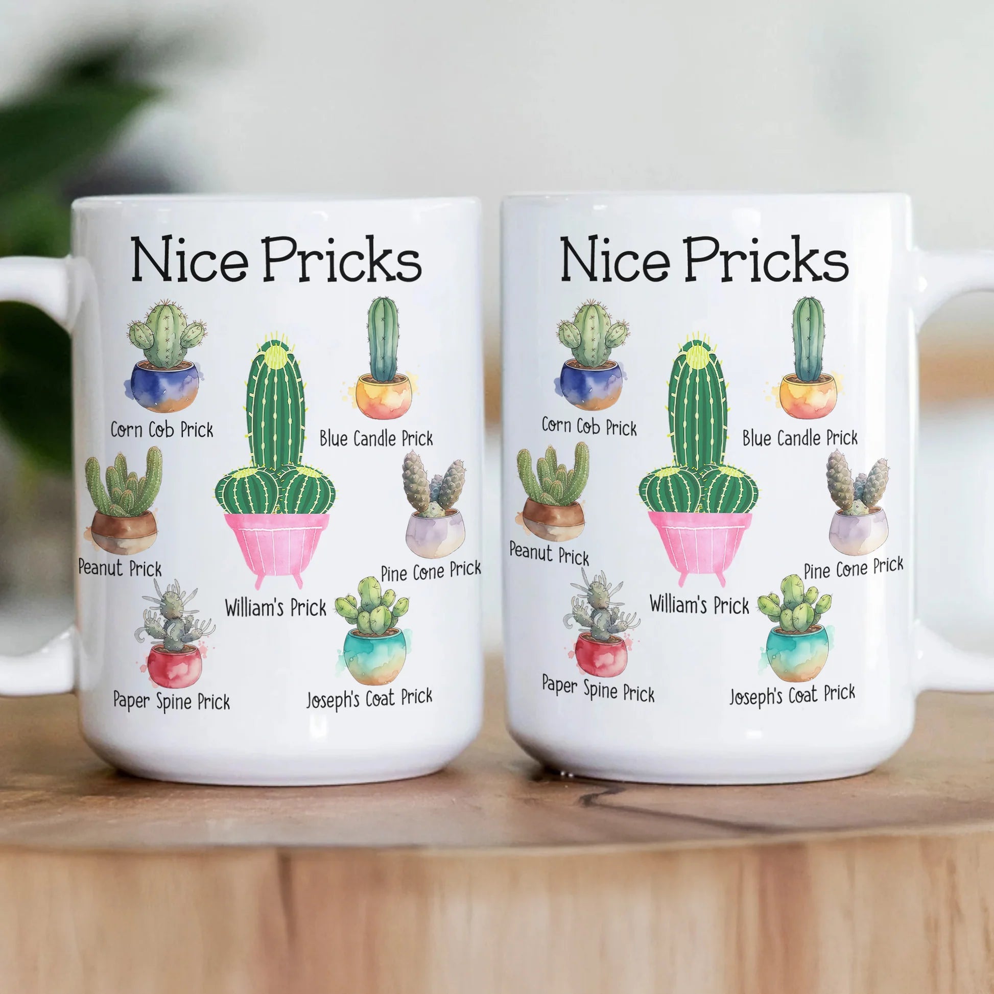 Personalized Cactus Mug for Plant Lovers - Humorous Gift for Home or Office Cup MagicInPrints