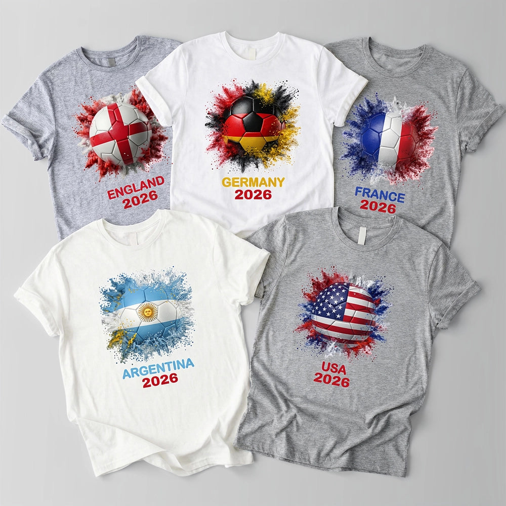 Custom Soccer Team T-Shirts for Fans - World Cup 2026 Cloth MagicInPrints