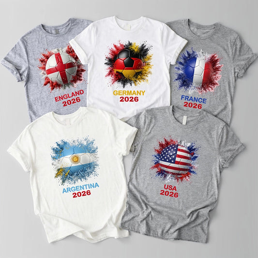 Custom Soccer Team T-Shirts for Fans - World Cup 2026 Cloth MagicInPrints