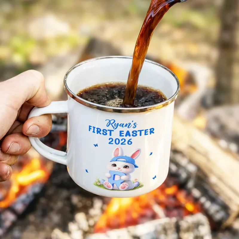 Personalized Easter Bunny Mug for Kids - First Easter 2026 Gift Cup MagicInPrints