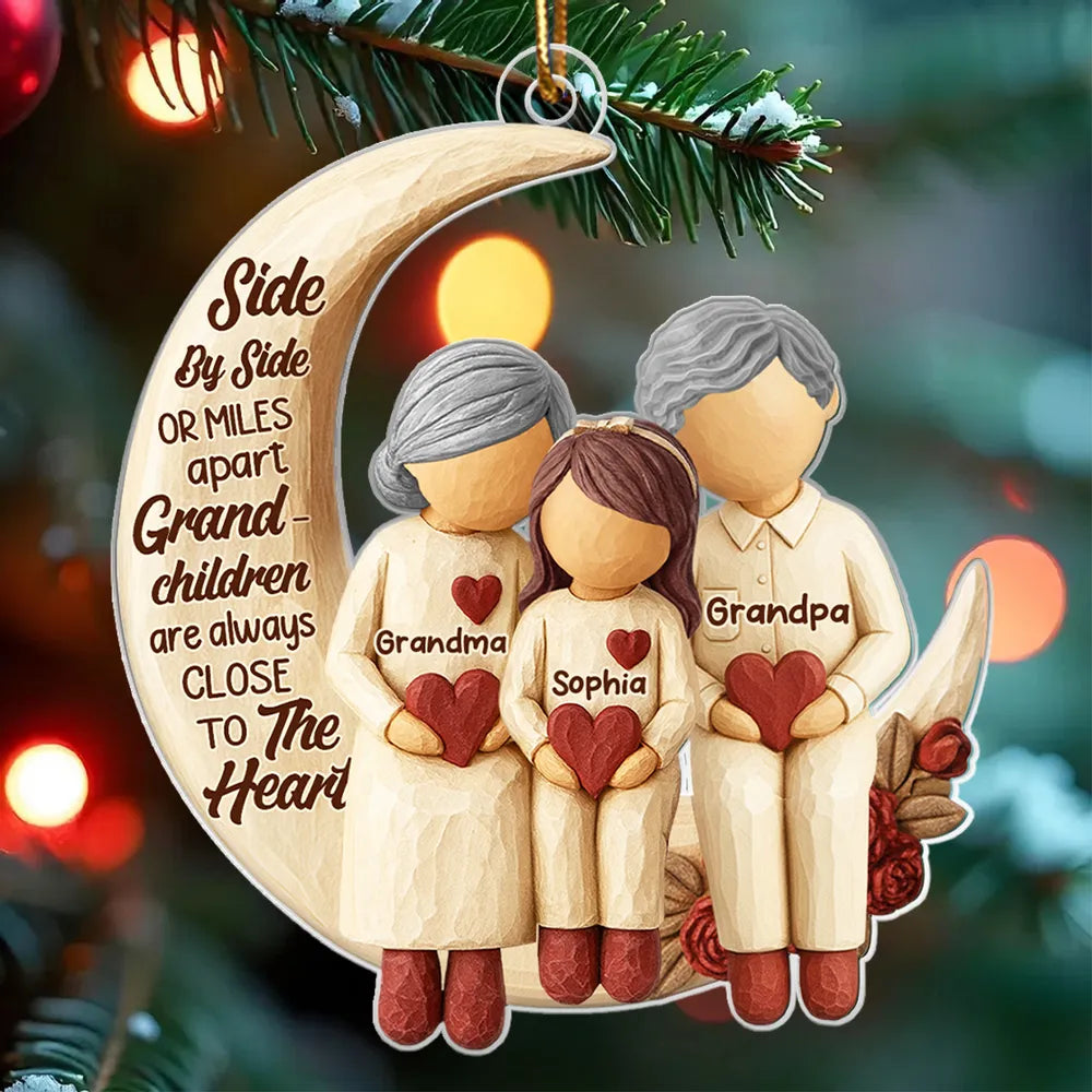 Personalized Grandparent-Grandchild Ornament - Sentimental Family Keepsake Ornament MagicInPrints