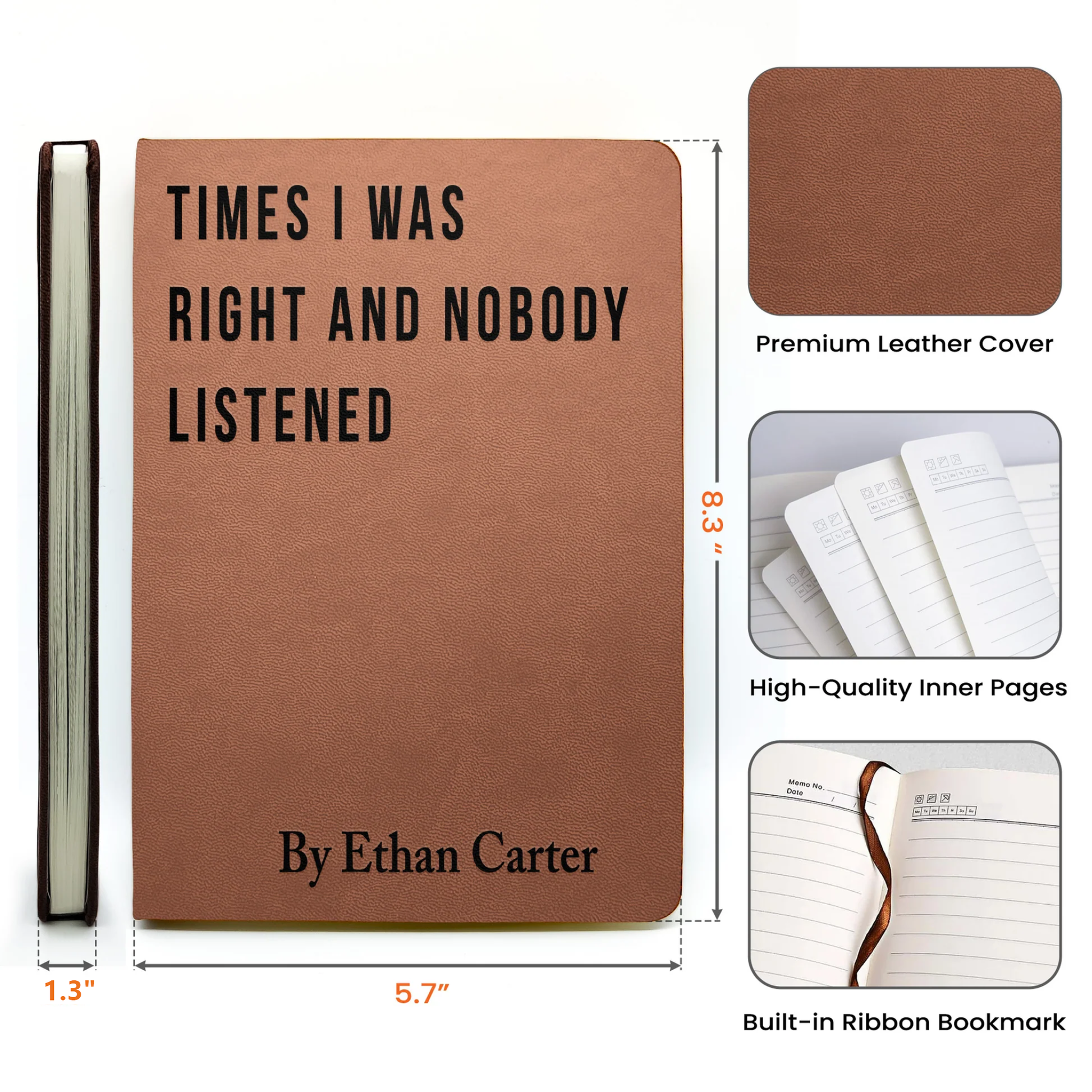 Humorous Notebook Set for Adults - Funny Quotes and Office Humor Stationery MagicInPrints