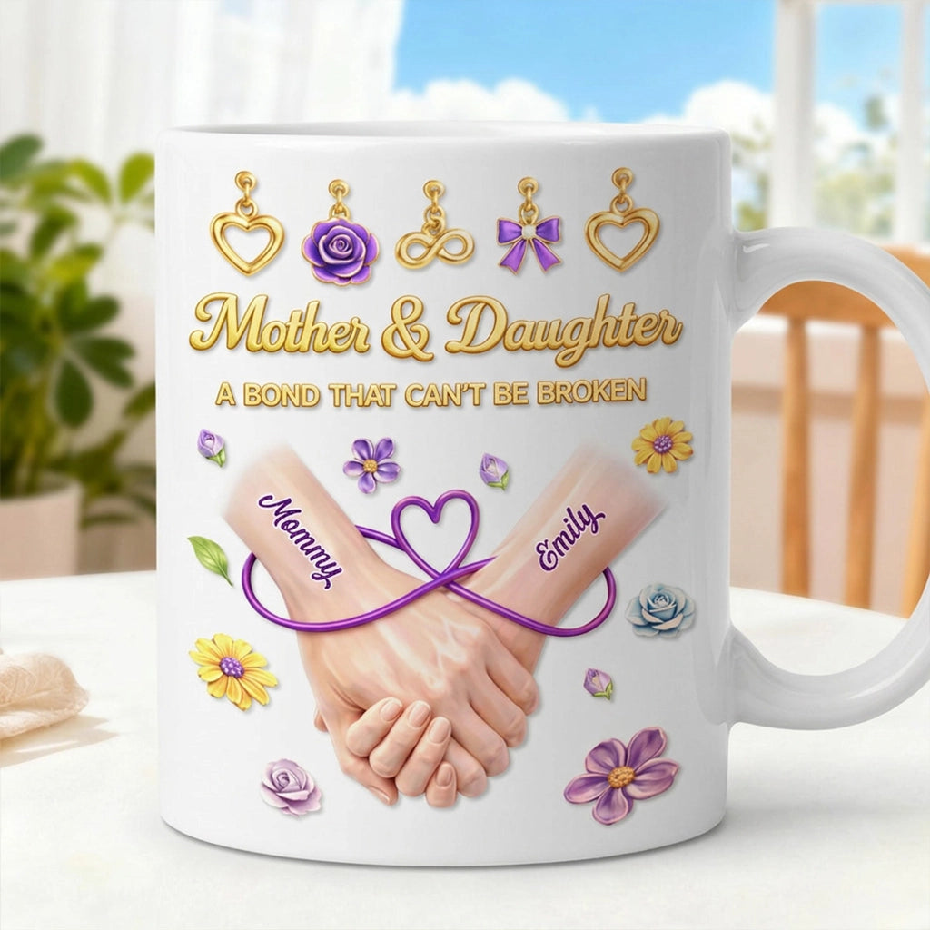 Personalized Mother & Daughter Mug for Family Bonding - Sentimental Gift Cup MagicInPrints