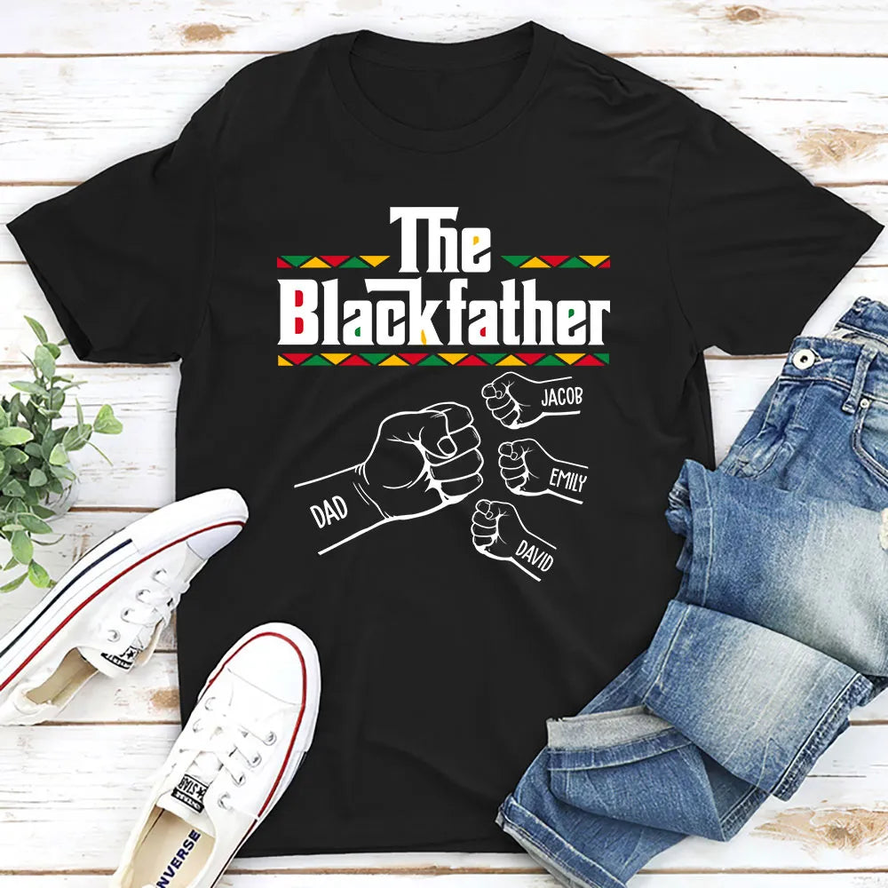 Personalized Family T-Shirt for Dad - The Blackfather Design Cloth MagicInPrints