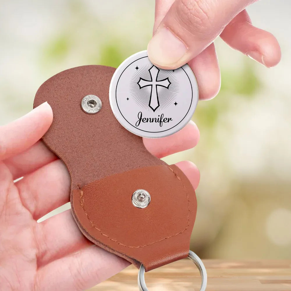 Personalized Engraved Pocket Token Keychain for Religious Inspiration - Christian Gift Keychain MagicInPrints