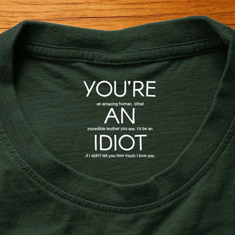 Funny Brother T-Shirt for Men - Humorous Gift for Siblings Cloth MagicInPrints