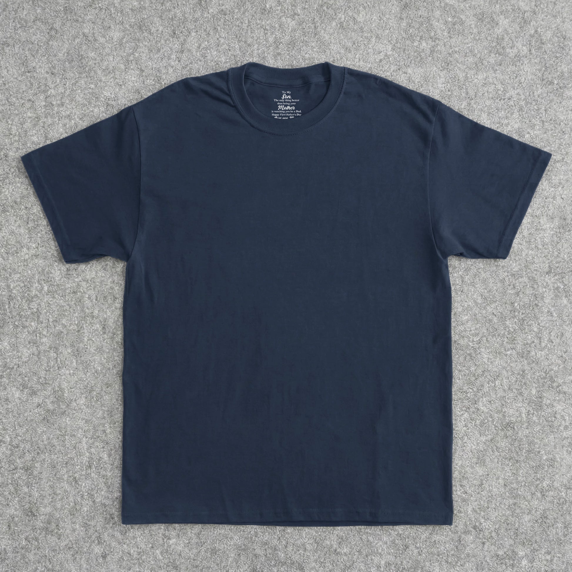 Personalized Father's Day T-Shirt for Son - Heartfelt Message from Mom Cloth MagicInPrints