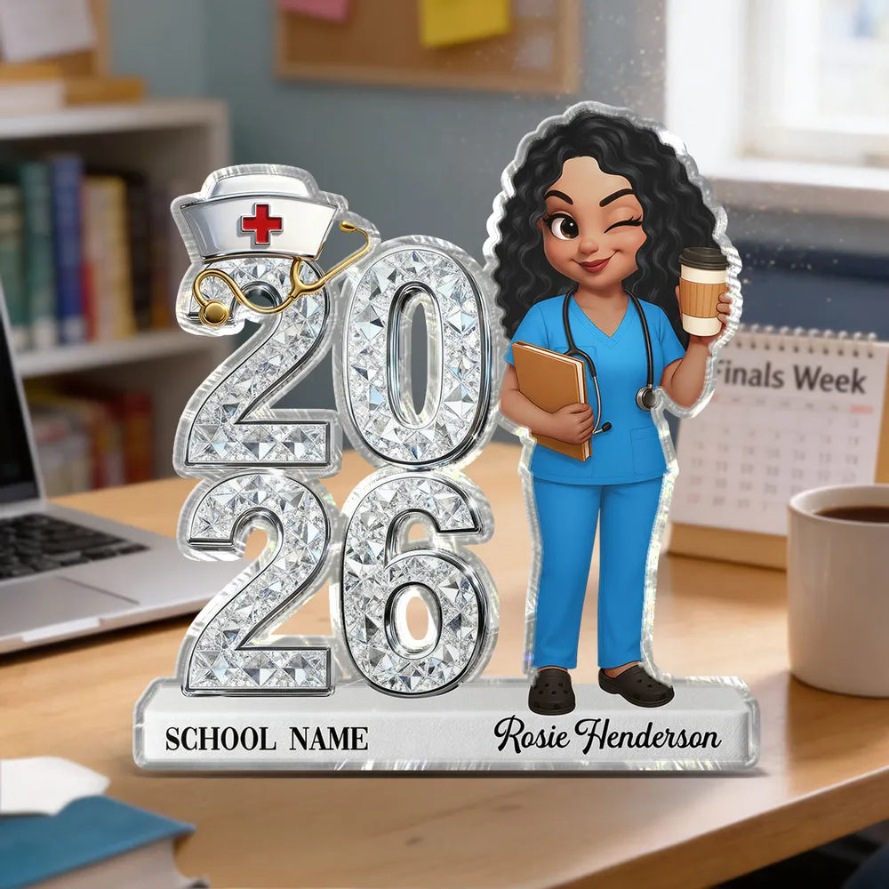 Custom Nurse Graduation Keepsake for 2026 - Personalized Gift for Nursing Students Plaque MagicInPrints
