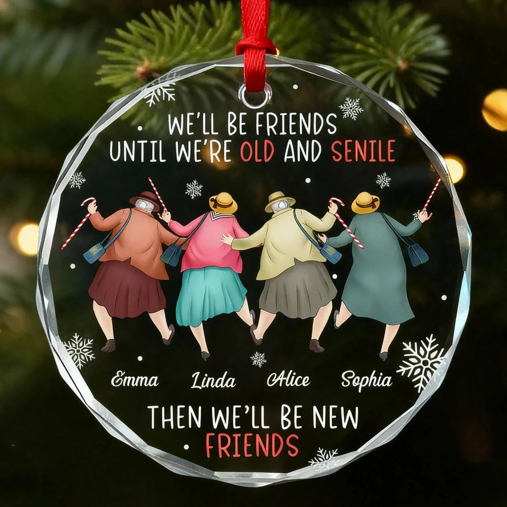 Personalized Friendship Ornament for Seniors - Sentimental Gift for Christmas Ornament MagicInPrints