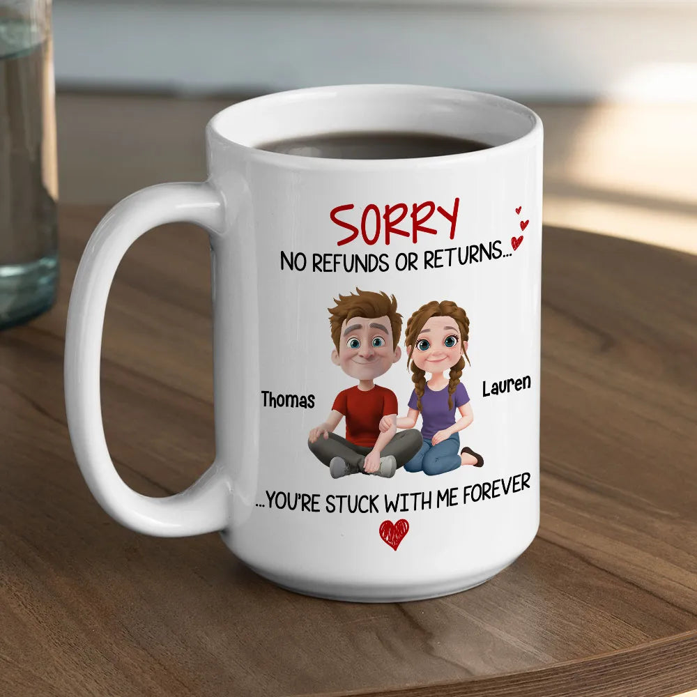 Personalized Couple Mug for Partners - Funny Romantic Gift Cup MagicInPrints